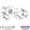 Grohe 19147 Mixer Spare Tech Diagram