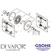 Grohe 19148000 Mixer Spare Diagram