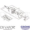 Grohe 19150000 Spare Tech Diagram