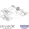Grohe 19156 Mixer Spare Tech Diagram