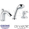 Grohe Chiara 3-Hole Bath Shower Combination Spare Parts