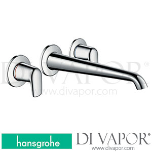 Hansgrohe 19158000 AXOR Bouroullec 3-Hole Basin Mixer for Concealed Installation with Spout 245 Mm and Lever Handles Wall-Mounted 10/11 - 12/17 Spare Parts