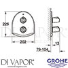 Grohe 19159IG0 Mixer Spare Diagram