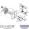 Grohe 19159IG0 Mixer Spare Tech Diagram