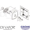 Grohe 19161RR0 Mixer Spare Tech Diagram