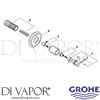 Grohe 19166000 Spare Parts Diagram
