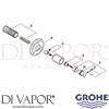 Grohe 19181000 Spare Parts Tech Diagram