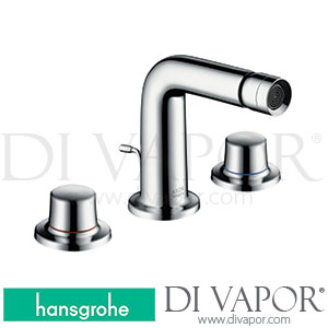Hansgrohe 19213000 AXOR Bouroullec 3-Hole Bidet Mixer with Pop-Up Waste Set 10/10 - 12/14 Spare Parts