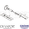 Grohe 19222BE0 Spare Tech Diagram