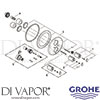 Grohe 19236000 Mixer Spare Tech Diagram
