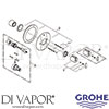 Grohe 19240 Mixer Spare Tech Diagram