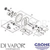Grohe 19241 Mixer Spare Tech Diagram