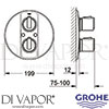 Grohe 19241000 Mixer Spare Diagram