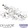 Grohe 19241000 Mixer Spare Tech Diagram