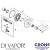 Grohe 19250 Mixer Spare Tech Diagram