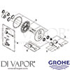Grohe 19253 Mixer Spare Tech Diagram