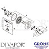 Grohe 19255 Mixer Spare Tech Diagram