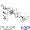 Grohe 19255000 Mixer Spare Diagram