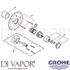 Grohe 19265000 Mixer Spare Diagram