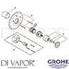 Grohe 19265EN0 Mixer Spare Tech Diagram