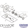 Grohe 19265VP0 Mixer Spare Tech Diagram