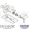 Grohe 19266EN0 Mixer Spare Tech Diagram