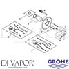 Grohe 19285 Mixer Spare Tech Diagram