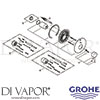 Grohe 19285DC1 Mixer Spare Diagram