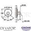 Grohe 19286 Mixer Spare Diagram