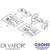 Grohe 19286 Mixer Spare Tech Diagram