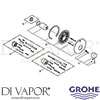 Grohe 19286DC1 Mixer Spare Tech Diagram