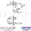 Grohe 19287 Mixer Spare Diagram