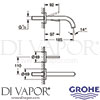 Grohe 19287AL3 Mixer Spare Diagram
