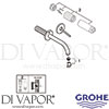 Grohe 19287AL3 Mixer Spare Tech Diagram