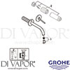 Grohe 19287DC3 Mixer Spare Tech Diagram