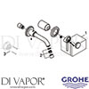 Grohe 1929100A Mixer Spare Tech Diagram