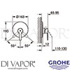 Grohe 19296DC1 Mixer Spare Diagram