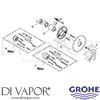 Grohe 19297 Mixer Spare Tech Diagram
