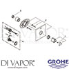 Grohe 19305000 Mixer Spare Tech Diagram