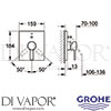 Grohe 19315000 Mixer Spare Diagram