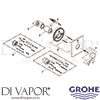 Grohe 19315000 Mixer Spare Tech Diagram