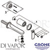 Grohe 19342000 Mixer Spare diagram
