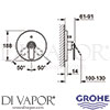 Grohe 19344000 Mixer Spare Diagram