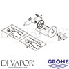 Grohe 19344LS0 Mixer Spare Tech Diagram