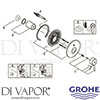Grohe 19346001 Mixer Spare Tech Diagram