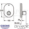 Grohe Grohtherm 2000 Thermostat for Bath and or Shower Dimensions