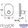 Grohe 19352001 Mixer Spare Diagram