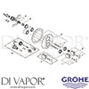 Grohe 19354 Mixer Spare Tech Diagram