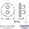 Grohe 19354001 Mixer Spare Diagram