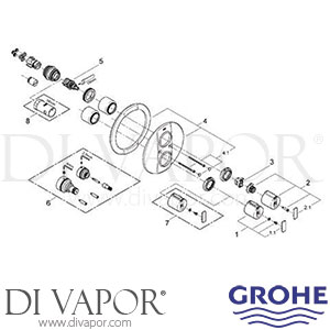 Grohe 19355 Spare Tech Diagram